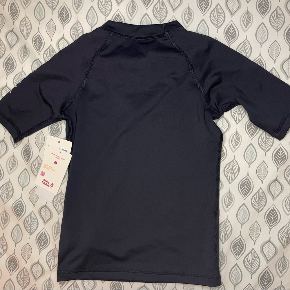 Roxy Girls' Whole Hearted Short Sleeve Rashguard surf shirt. UPF 50. NWT - Picture 2 of 5